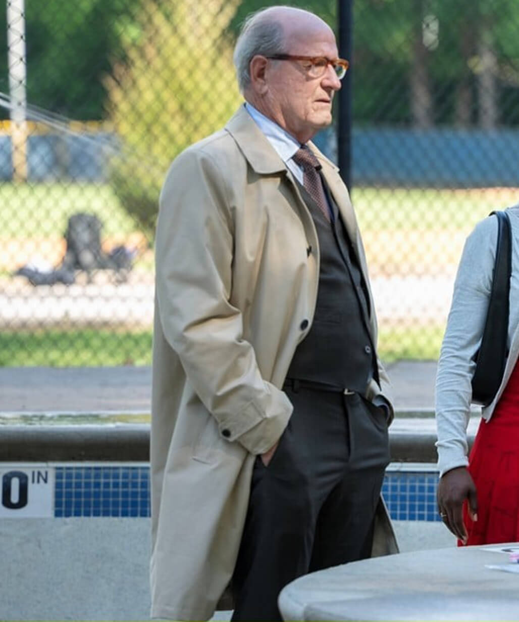 Richard Jenkins DTF St. Louis 2026 Beige Coat