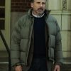 Rooster 2026 Greg Russo Green Puffer Jacket