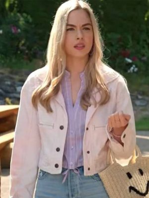 Sarah Dugdale Virgin River S05 Pink Cotton Jacket