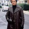 Sean Penn Mystic River Brown Leather Trench Coat