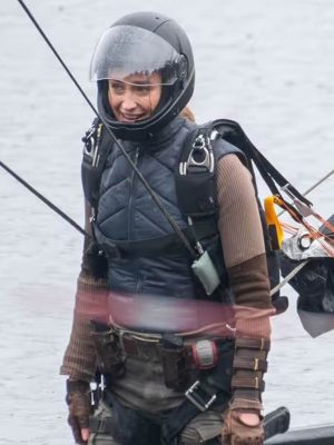 Sophie Turner Tomb Raider Black Vest