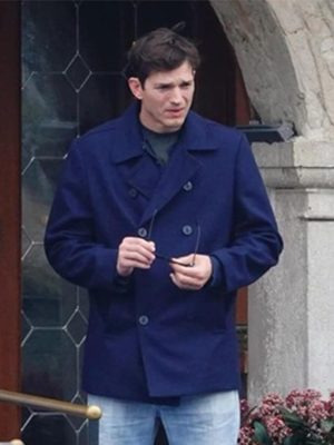 The Beauty 2026 Ashton Kutcher Blue Peacoat