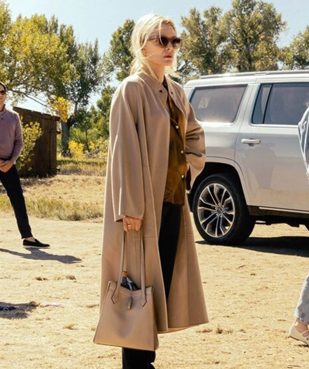 The Madison 2026 Michelle Pfeiffer Wool Coat