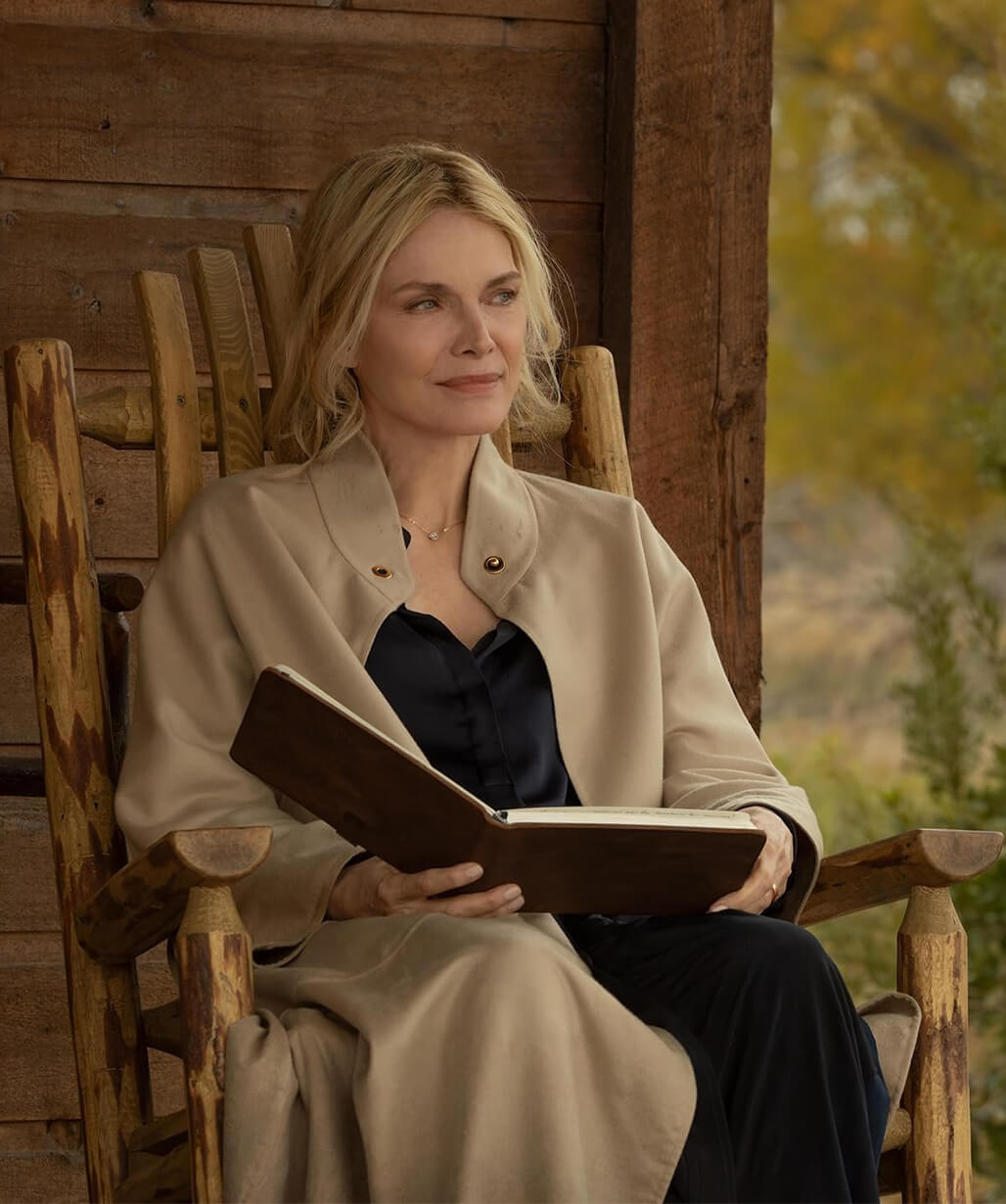 The Madison 2026 Michelle Pfeiffer Wool Coat