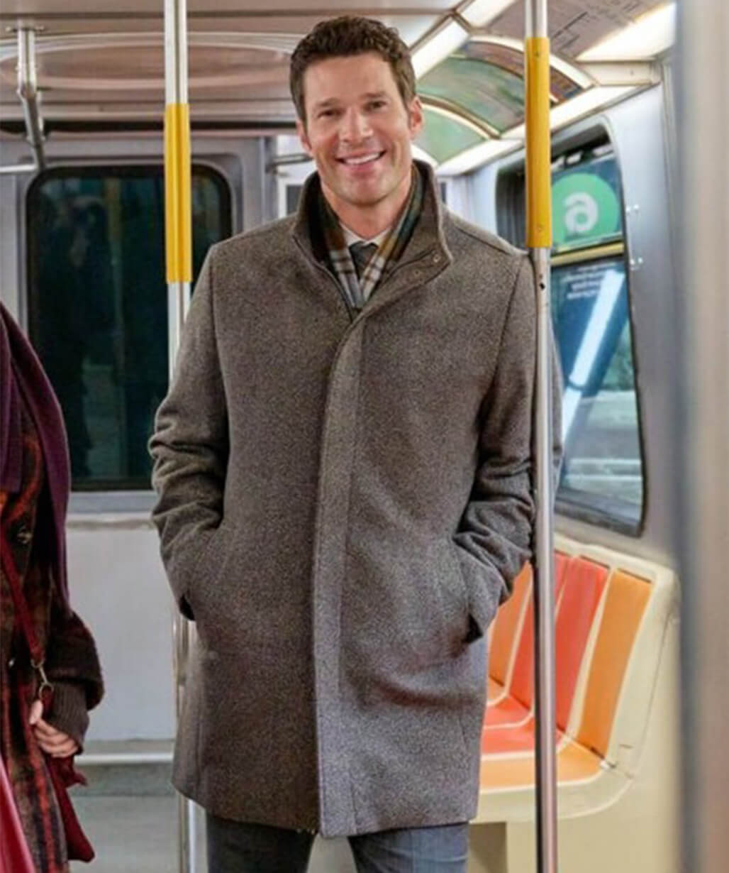 The Way to You 2026 Aaron O’Connell Grey Wool Coat