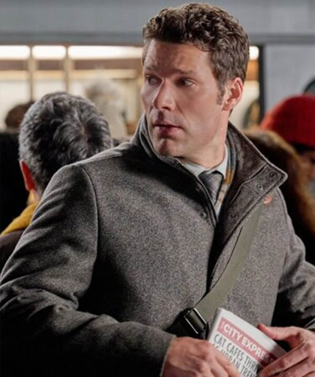 The Way to You 2026 Aaron O’Connell Grey Wool Coat