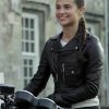 Tomb Raider Alicia Vikander Biker Leather Jacket