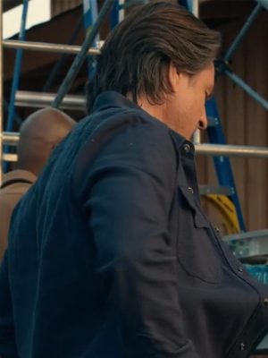 Virgin River S04 Martin Henderson Blue Cotton Jacket