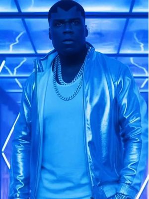 50 Cent Street Figther 2026 Silver Leather Jacket