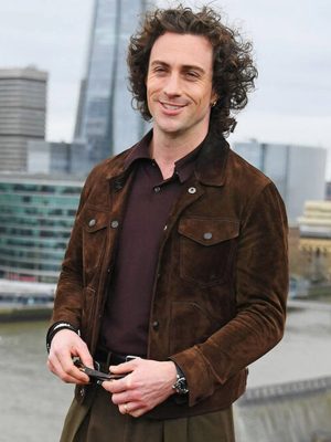 Aaron Taylor-Johnson Fuze 2026 Suede Jacket