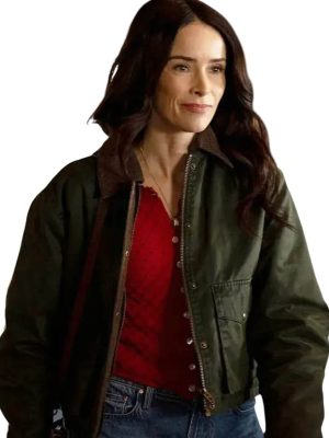 Abigail Spencer Best Medicine 2026 Green Cotton Jacket