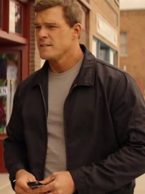 Alan Ritchson Reacher S03 Black Cotton Jacket