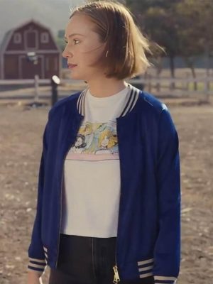 Ava Daniels Hacks S03 Blue Bomber Jacket