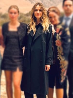 Beau Garrett The Madison 2026 Black Trench Coat