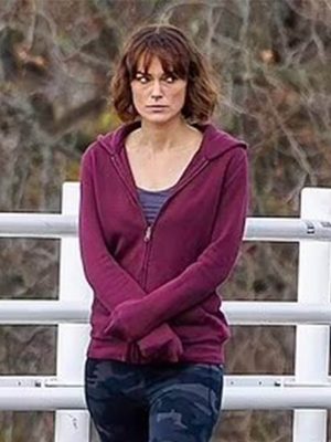 Black Doves S01 Helen Webb Maroon Hooded Jacket