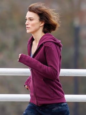 Black Doves S01 Helen Webb Maroon Hooded Jacket