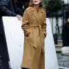 Black Doves S02 Keira Knightley Brown Wool Coat