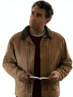Bobby Cannavale Scarpetta Brown Cotton Jacket