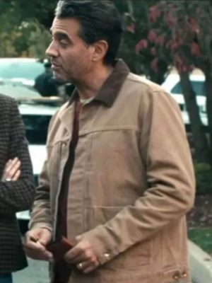 Bobby Cannavale Scarpetta Brown Cotton Jacket