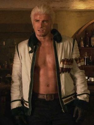 Callum Kerr One Piece S02 Smoker White Leather Jacket
