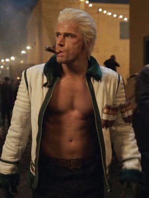 Callum Kerr One Piece S02 Smoker White Leather Jacket