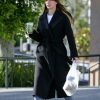Camila Morrone Black Wool Coat