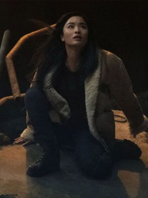Cate Randa Monarch Legacy of Monsters S01 Shearling Brown Jacket