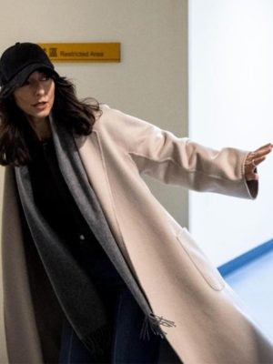 CIA 2026 Necar Zadegan Beige Wool Coat