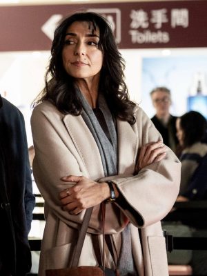 CIA 2026 Necar Zadegan Beige Wool Coat