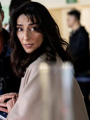 CIA 2026 Necar Zadegan Beige Wool Coat
