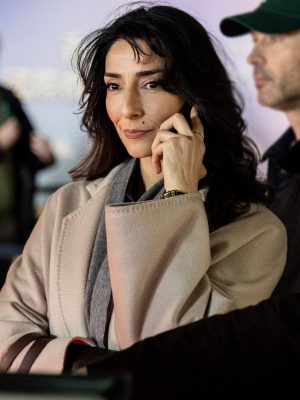CIA 2026 Necar Zadegan Beige Wool Coat