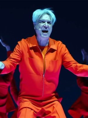 Coachella 2026 David-Byrne Orange Cotton Jacket