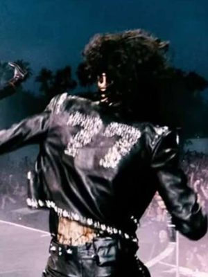 Coachella 2026 Sombr Studded Leather Jacket
