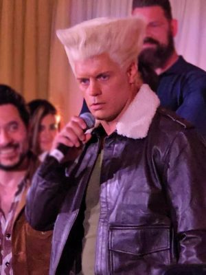 Cody Rhodes Street Fighter 2026 Black Leather Jacket