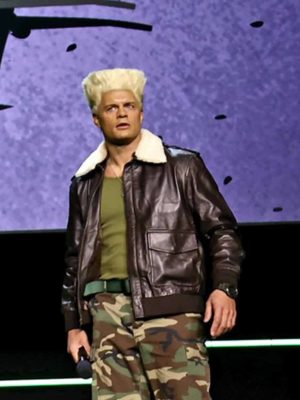 Cody Rhodes Street Fighter 2026 Black Leather Jacket