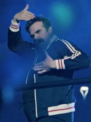 David Harbour DTF St Louis 2026 Blue Track Jacket