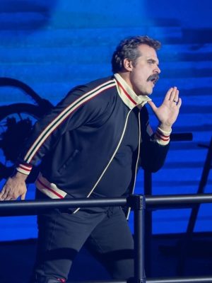 David Harbour DTF St Louis 2026 Blue Track Jacket
