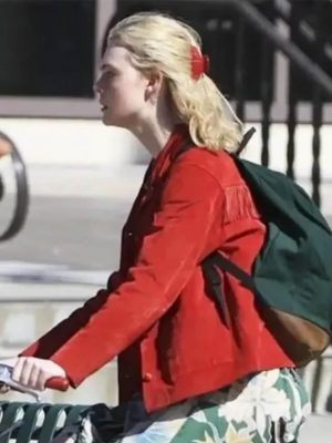 Elle Fanning Margo’s Got Money Troubles 2026 Fringe Jacket