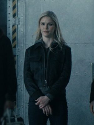 Erin Moriarty The Boys S05 Black Leather Jacket