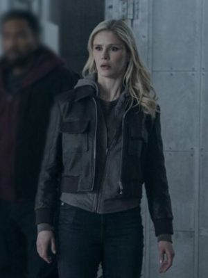 Erin Moriarty The Boys S05 Black Leather Jacket