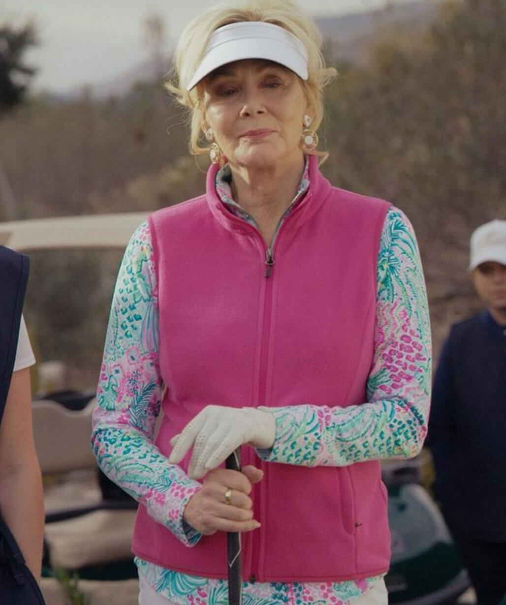 Hacks S03 Deborah Vance Pink Wool Vest