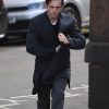 Half Man 2026 Jamie Bell Black Wool Coat