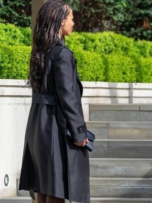 Industry S04 Harper Stern Black Trench Coat