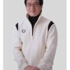 Jackie Chan Karate Kid Legends 2025 White Bomber Jacket