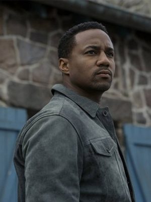 Jessie T. Usher The Boys S05 Grey Suede Jacket