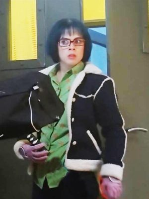 Julia Rehwald One Piece S02 Black Sherpa Jacket