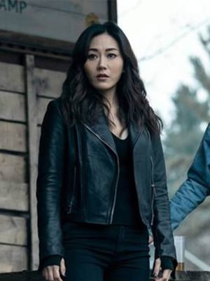 Karen Fukuhara The Boys S05 Biker Leather Jacket