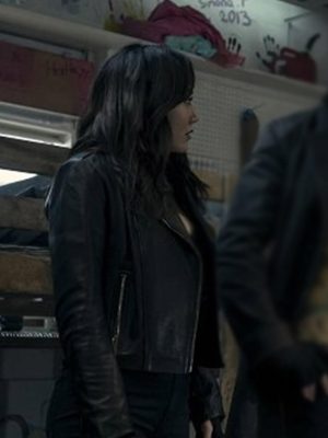 Karen Fukuhara The Boys S05 Biker Leather Jacket