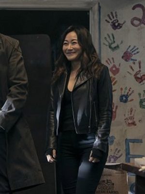 Karen Fukuhara The Boys S05 Biker Leather Jacket