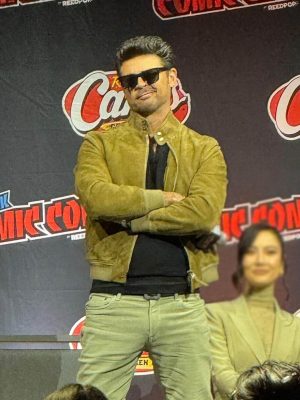 Karl Urban Mortal Kombat II Event Suede Leather Jacket